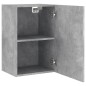 vidaXL Muebles de TV de pared 2 uds madera gris hormigón 40,5x30x60 cm vidaXL Muebles de TV de pared 2 uds madera gris hormigón 40,5x30x60 cm