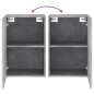 vidaXL Muebles de TV de pared 2 uds madera gris hormigón 40,5x30x60 cm vidaXL Muebles de TV de pared 2 uds madera gris hormigón 40,5x30x60 cm