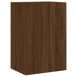 vidaXL Mueble TV de pared madera ingeniería marrón roble 40,5x30x60 cm