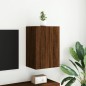 vidaXL Mueble TV de pared madera ingeniería marrón roble 40,5x30x60 cm vidaXL Mueble TV de pared madera ingeniería marrón roble 40,5x30x60 cm