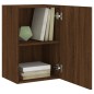 vidaXL Mueble TV de pared madera ingeniería marrón roble 40,5x30x60 cm vidaXL Mueble TV de pared madera ingeniería marrón roble 40,5x30x60 cm