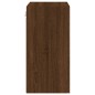 vidaXL Mueble TV de pared madera ingeniería marrón roble 40,5x30x60 cm vidaXL Mueble TV de pared madera ingeniería marrón roble 40,5x30x60 cm
