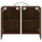 vidaXL Mueble TV de pared madera ingeniería marrón roble 40,5x30x60 cm vidaXL Mueble TV de pared madera ingeniería marrón roble 40,5x30x60 cm