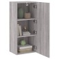 vidaXL Mueble TV de pared madera ingeniería gris Sonoma 40,5x30x90 cm vidaXL Mueble TV de pared madera ingeniería gris Sonoma 40,5x30x90 cm