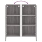 vidaXL Mueble TV de pared madera ingeniería gris Sonoma 40,5x30x90 cm vidaXL Mueble TV de pared madera ingeniería gris Sonoma 40,5x30x90 cm