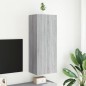 vidaXL Mueble TV de pared madera ingeniería gris Sonoma 40,5x30x102 cm vidaXL Mueble TV de pared madera ingeniería gris Sonoma 40,5x30x102 cm