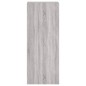 vidaXL Mueble TV de pared madera ingeniería gris Sonoma 40,5x30x102 cm vidaXL Mueble TV de pared madera ingeniería gris Sonoma 40,5x30x102 cm