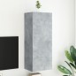 vidaXL Mueble de TV de pared madera gris hormigón 40,5x30x102 cm vidaXL Mueble de TV de pared madera gris hormigón 40,5x30x102 cm