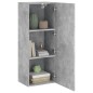 vidaXL Mueble de TV de pared madera gris hormigón 40,5x30x102 cm vidaXL Mueble de TV de pared madera gris hormigón 40,5x30x102 cm