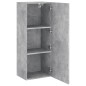 vidaXL Mueble de TV de pared madera gris hormigón 40,5x30x102 cm vidaXL Mueble de TV de pared madera gris hormigón 40,5x30x102 cm