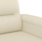 vidaXL Sofá de 2 plazas de cuero sintético color crema 120 cm vidaXL Sofá de 2 plazas de cuero sintético color crema 120 cm