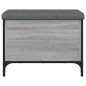 vidaXL Banco con almacenaje madera ingeniería gris Sonoma 62x42x45 cm vidaXL Banco con almacenaje madera ingeniería gris Sonoma 62x42x45 cm