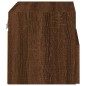 vidaXL Mueble de pared TV madera ingeniería roble marrón 40x30x30 cm