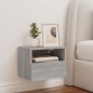 vidaXL Mueble de pared TV madera de ingeniería gris Sonoma 40x30x30 cm vidaXL Mueble de pared TV madera de ingeniería gris Sonoma 40x30x30 cm