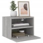 vidaXL Mueble de pared TV madera de ingeniería gris Sonoma 40x30x30 cm vidaXL Mueble de pared TV madera de ingeniería gris Sonoma 40x30x30 cm