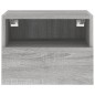 vidaXL Mueble de pared TV madera de ingeniería gris Sonoma 40x30x30 cm vidaXL Mueble de pared TV madera de ingeniería gris Sonoma 40x30x30 cm
