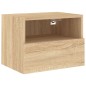 vidaXL Mueble de pared TV madera ingeniería roble Sonoma 40x30x30 cm