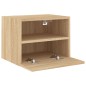 vidaXL Mueble de pared TV madera ingeniería roble Sonoma 40x30x30 cm