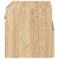 vidaXL Mueble de pared TV madera ingeniería roble Sonoma 40x30x30 cm