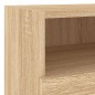 vidaXL Mueble de pared TV madera ingeniería roble Sonoma 40x30x30 cm