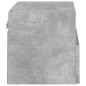 vidaXL Mueble de pared TV madera ingeniería gris hormigón 40x30x30 cm vidaXL Mueble de pared TV madera ingeniería gris hormigón 40x30x30 cm
