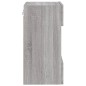 vidaXL Muebles TV de pared luces LED 2 uds gris Sonoma 40x30x60,5 cm vidaXL Muebles TV de pared luces LED 2 uds gris Sonoma 40x30x60,5 cm