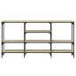 vidaXL Mesa consola madera de ingeniería roble Sonoma 160x29x80 cm vidaXL Mesa consola madera de ingeniería roble Sonoma 160x29x80 cm