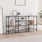 vidaXL Mesa consola madera de ingeniería gris Sonoma 160x29x80 cm vidaXL Mesa consola madera de ingeniería gris Sonoma 160x29x80 cm