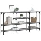 vidaXL Mesa consola madera de ingeniería gris Sonoma 160x29x80 cm vidaXL Mesa consola madera de ingeniería gris Sonoma 160x29x80 cm