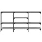 vidaXL Mesa consola madera de ingeniería gris Sonoma 160x29x80 cm vidaXL Mesa consola madera de ingeniería gris Sonoma 160x29x80 cm