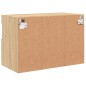 vidaXL Mueble de TV de pared con luces LED roble Sonoma 60x30x40 cm vidaXL Mueble de TV de pared con luces LED roble Sonoma 60x30x40 cm