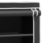 vidaXL Estantería 2 niveles lavadora hierro negro 71x29,5x170,5cm vidaXL Estantería 2 niveles lavadora hierro negro 71x29,5x170,5cm