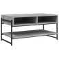 vidaXL Mesa de centro madera contrachapada gris Sonoma 90x50x45 cm vidaXL Mesa de centro madera contrachapada gris Sonoma 90x50x45 cm