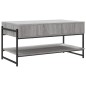 vidaXL Mesa de centro madera contrachapada gris Sonoma 90x50x45 cm vidaXL Mesa de centro madera contrachapada gris Sonoma 90x50x45 cm