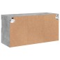 vidaXL Mueble de TV de pared con luces LED gris hormigón 80x30x40 cm vidaXL Mueble de TV de pared con luces LED gris hormigón 80x30x40 cm