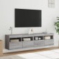 vidaXL Muebles TV de pared con luces LED 2 uds gris Sonoma 80x30x40 cm vidaXL Muebles TV de pared con luces LED 2 uds gris Sonoma 80x30x40 cm
