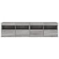 vidaXL Muebles TV de pared con luces LED 2 uds gris Sonoma 80x30x40 cm vidaXL Muebles TV de pared con luces LED 2 uds gris Sonoma 80x30x40 cm