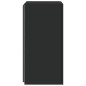 vidaXL Mueble de TV de pared con luces LED negro 30,5x35x70 cm vidaXL Mueble de TV de pared con luces LED negro 30,5x35x70 cm