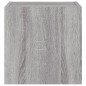 vidaXL Muebles TV pared con luces LED 2 uds gris Sonoma 30,5x35x30 cm vidaXL Muebles TV pared con luces LED 2 uds gris Sonoma 30,5x35x30 cm