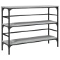 vidaXL Mesa consola madera de ingeniería gris Sonoma 100x32x75 cm vidaXL Mesa consola madera de ingeniería gris Sonoma 100x32x75 cm