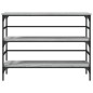 vidaXL Mesa consola madera de ingeniería gris Sonoma 100x32x75 cm vidaXL Mesa consola madera de ingeniería gris Sonoma 100x32x75 cm