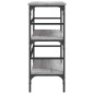 vidaXL Mesa consola madera de ingeniería gris Sonoma 100x32x75 cm vidaXL Mesa consola madera de ingeniería gris Sonoma 100x32x75 cm
