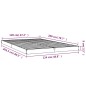 vidaXL Estructura de cama madera maciza de pino 120x200 cm vidaXL Estructura de cama madera maciza de pino 120x200 cm