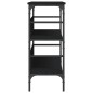 vidaXL Mesa consola madera de ingeniería negro 100x32x75 cm vidaXL Mesa consola madera de ingeniería negro 100x32x75 cm