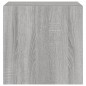 vidaXL Muebles TV de pared luces LED 2 uds gris Sonoma 40,5x35x40 cm vidaXL Muebles TV de pared luces LED 2 uds gris Sonoma 40,5x35x40 cm