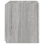 vidaXL Muebles TV de pared luces LED 2 uds gris Sonoma 40,5x35x40 cm vidaXL Muebles TV de pared luces LED 2 uds gris Sonoma 40,5x35x40 cm
