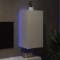 vidaXL Mueble de TV de pared con luces LED blanco 40,5x35x80 cm