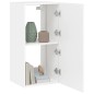 vidaXL Mueble de TV de pared con luces LED blanco 40,5x35x80 cm