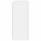 vidaXL Mueble de TV de pared con luces LED blanco 40,5x35x80 cm