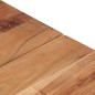 vidaXL Mesa de centro acero inoxidable plateado y madera maciza acacia vidaXL Mesa de centro acero inoxidable plateado y madera maciza acacia